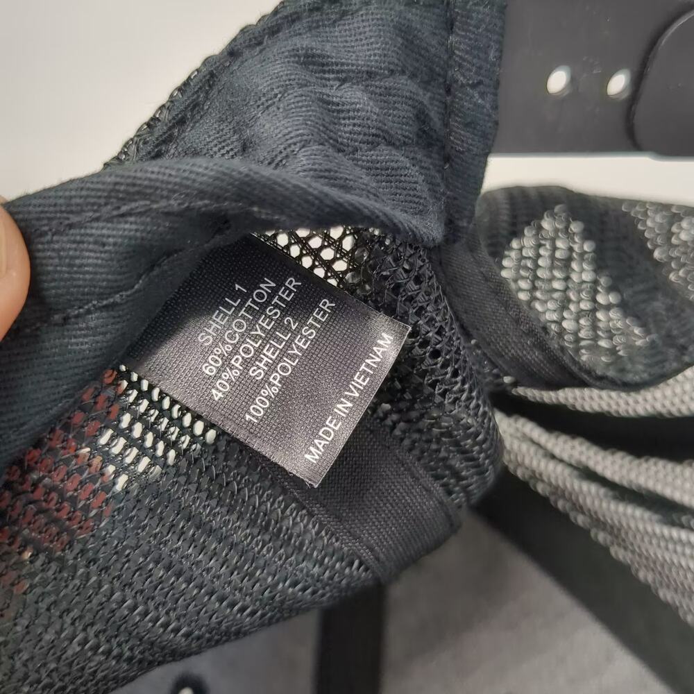 Richardson Trucker Hat Black White Snapback OS Embroidered Mesh 112 Adjustable - Picture 10 of 10